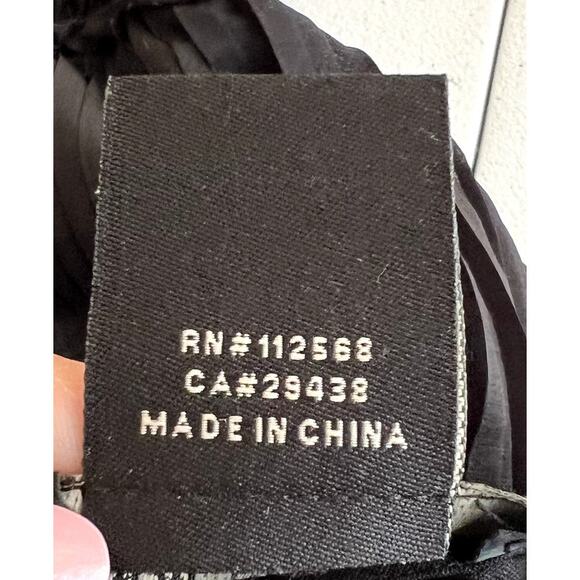 MM Couture Mini Dress Women Medium Sleeveless Black Coquette LBD Party REVOLVE - Picture 7 of 9